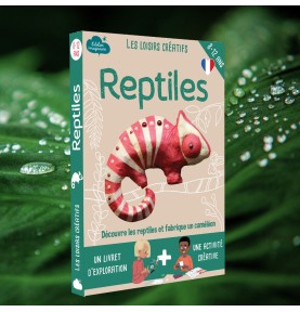 Reptiles & Amphibians Hands-On Craft Activity Kit - In-Use Lifestyle View 7