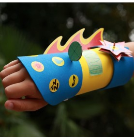 DIY Superhero Costume & Mask Craft Activity Kit - Overview - Montessori Toy