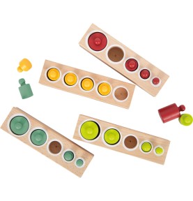 Montessori cylinder volumes and weights box
