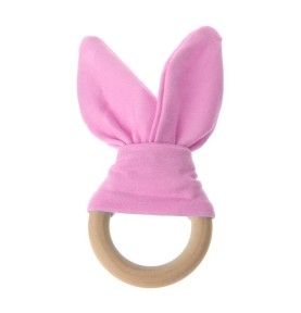 Montessori teething ring - Bunny Ears