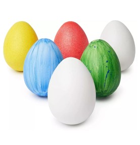 Paint-Your-Own Wooden Easter Eggs Set - Pack of 10 - Montessori Wooden Educational Toy