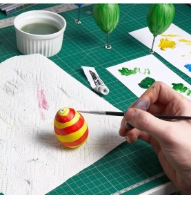Paint-Your-Own Wooden Easter Eggs Set - Pack of 10 - Overview - Montessori Toy