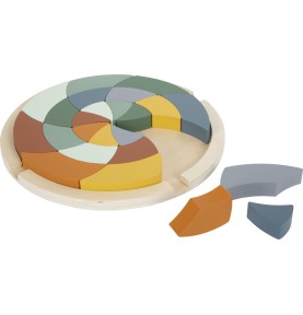 Safari Wooden Mosaic Tangram Puzzle - Wooden Montessori Toy