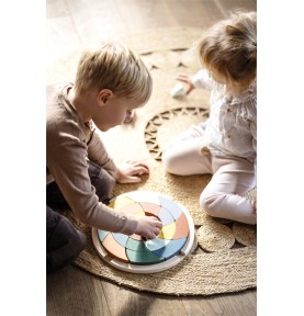 Safari Wooden Mosaic Tangram Puzzle - Detailed View & Craftsmanship