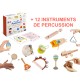 Montessori Musical Discovery Box Set with 12 Percussion Instruments