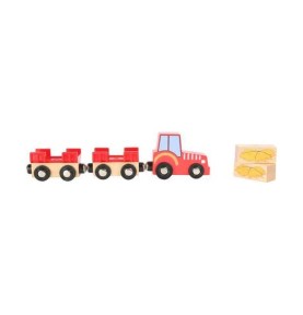 Wooden Farmyard Activity Playset - Small World City - Close-up on Quality & Finish