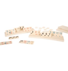 Premium Wooden Rummikub Family Board Game - Play Details & Elements