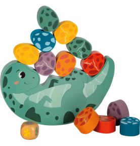 Wooden Dinosaur Balancing Game