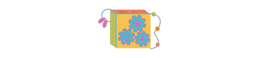 Wooden Activity Cubes for Toddlers | Montessori Toys UK