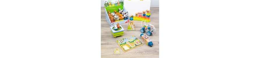 Maya Elephant Pastel Toy Collection | Montessori Toys