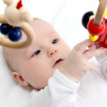 Baby grasping soft Montessori puzzle ball