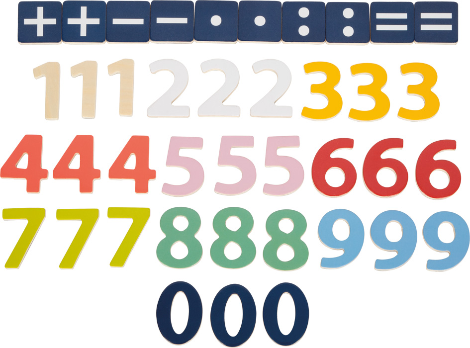 Learning colours and numbers