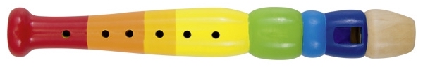 Children wooden recorder flute