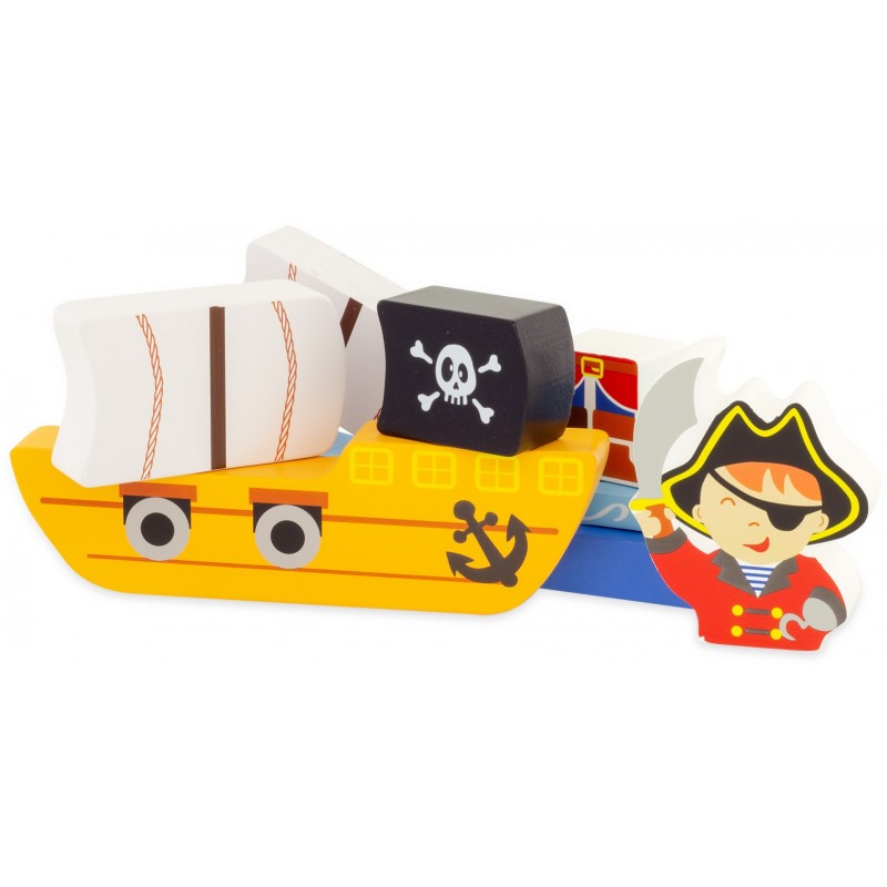 Magnetic pirate puzzle