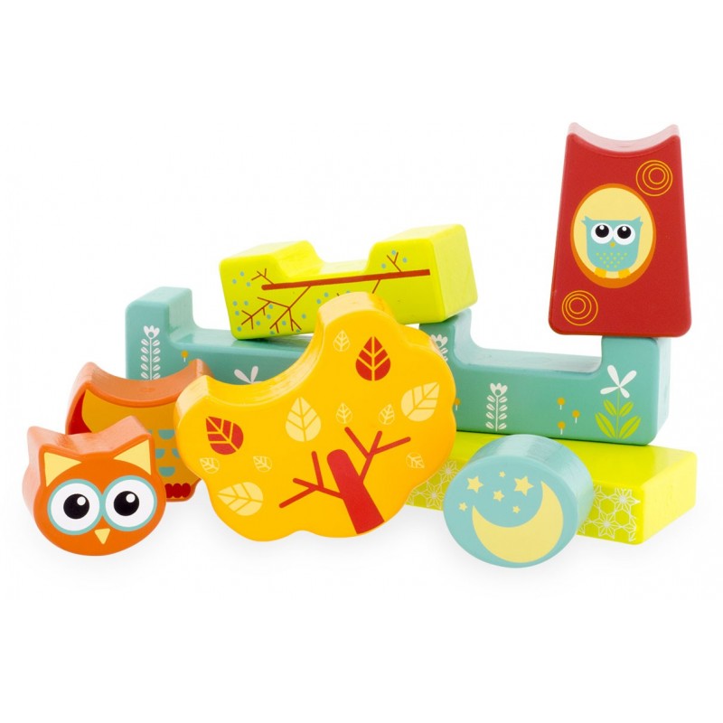 Forest owl magnetic puzzle
