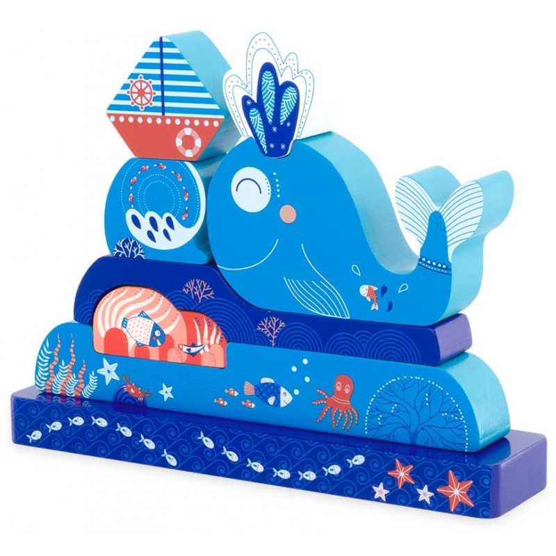 Ocean puzzle magnetic pieces