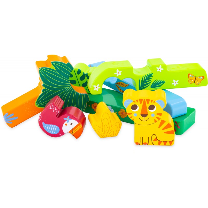 Jungle tiger magnetic puzzle
