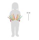 Jumbo Rainbow Multi-Colour Wooden Pencil - View 3
