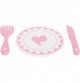 Wooden Play Plates & Cutlery Set - View 2