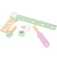 Wooden Vehicle Construction Kit - Green, Blue & Pink - View 3