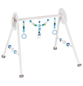 Blue Elephant Wooden Baby Activity Play Gym