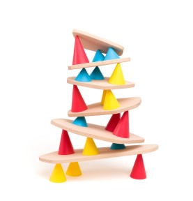 Piks Oppi Creative Balance & Silicone Cone Construction Set