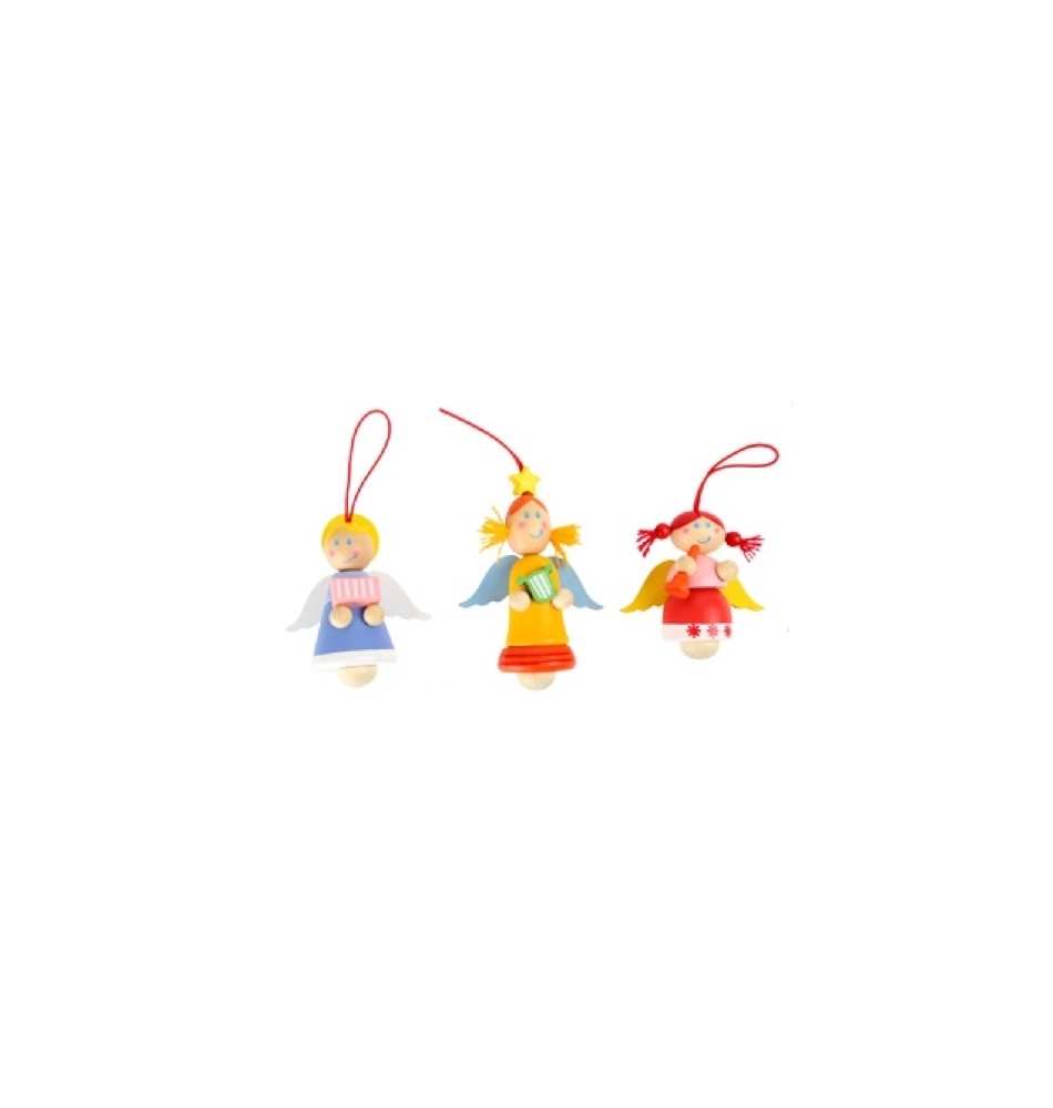 Wooden Angel Christmas Tree Decoration