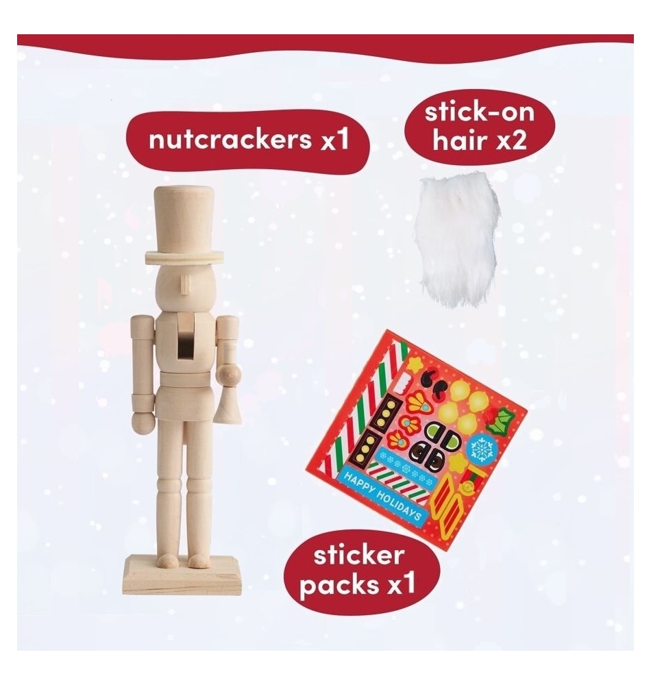 Paint-Your-Own Wooden Nutcracker