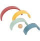 Wooden Rainbow Stacker - Medium - Safari Collection - View 7