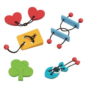 Pocket Wooden Brain Teaser Puzzle