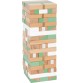 Wooden Tumbling Tower Game - Gold & Green - View 9
