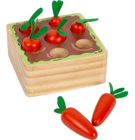 Montessori Wooden Carrot Harvesting & Sorting Game