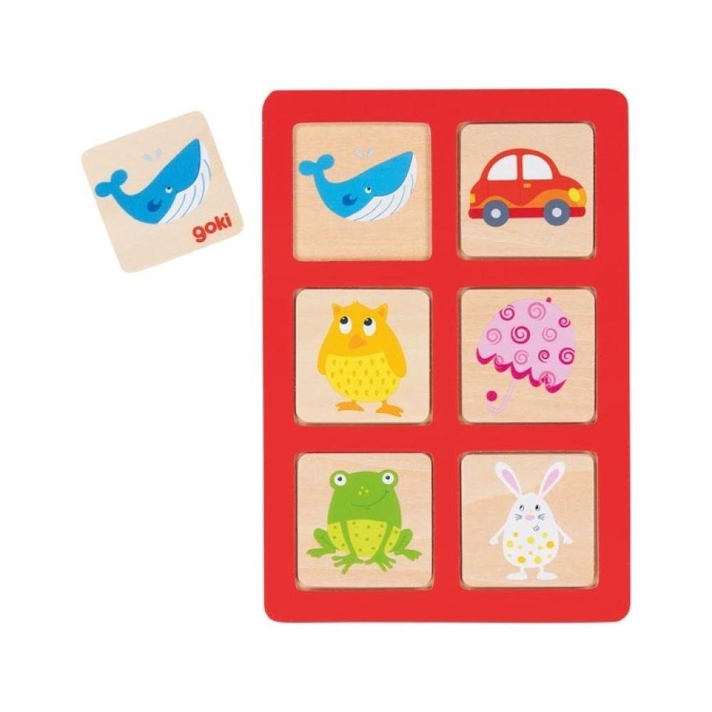 Wooden Montessori Animal Matching Game – Picture Lotto & Memory - View 3