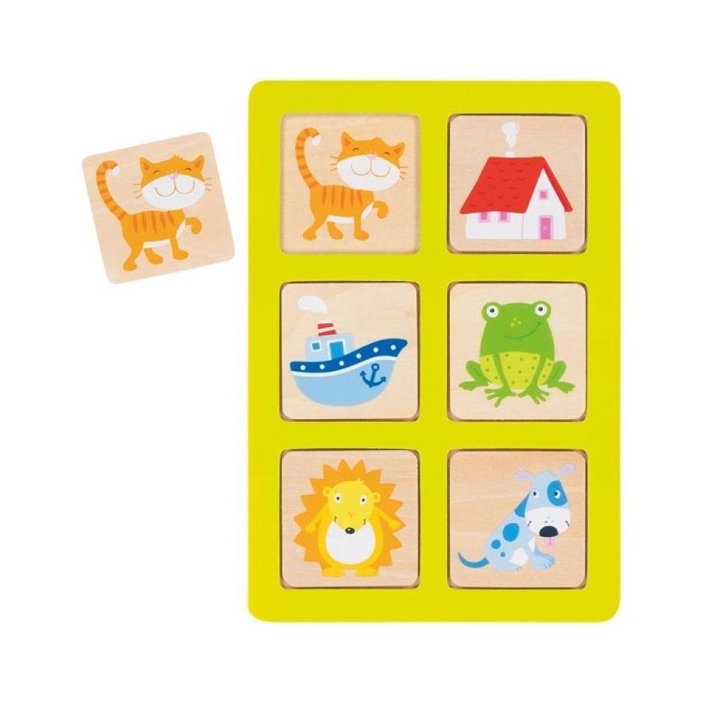 Wooden Montessori Animal Matching Game – Picture Lotto & Memory - View 4